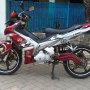 yamaha jupiter MX 2006 merah modifikasi plat B tangerang kota