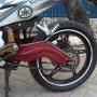 yamaha jupiter MX 2006 merah modifikasi plat B tangerang kota