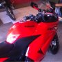 Jual Ninja 250 merah mulus 2011 Orisinil