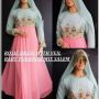 ROSIE DRESS DENGAN JILBAB BABY turqoise MIX SALEM