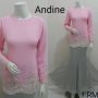 Kurung Andine Peach Baby Grey