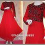 Ufairah dress, red