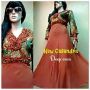 NEW CASSANDRA DRESS DEEP OREN