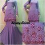 kurung Azizah DUSTY PURPLE