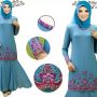 kurung Azizah Blue