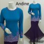 Kurung Andine Blue Mix Dark Purple