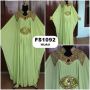 kaftan cleo Hijau Muda