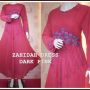 ZAHIDAH DRESS DARK PINK