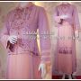 Inayah dress Purple mix Baby Pink