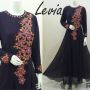 LEVIA TRIS Dress BLACK