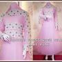 HABIBAH DRESS WITH SHAWL BABY PINK