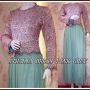 ATHALIA DRESS pink grey