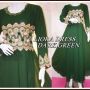 LIORA DRESS DARK GREEN