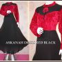 Askanah dress RED BLACK