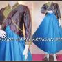 CARDIGAN MAXI ELEGANT blue