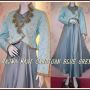 RAJWA MAXI CARDIGAN BLUE GREY