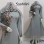 Syahrini Dress With Shawl 