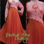 Dress Aina brukat Orange