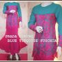 PRADA KURUNG Blue Turqoise fushia