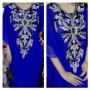 kaftan royal blue elektrik