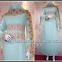 HABIBAH DRESS WITH SHAWL BLUE MINT