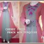 CHERRY DRESS PEACH MIX TURQOISE