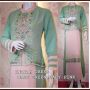 Inayah dress, Baby green baby pink