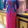 atasan kebaya bordir pink 001