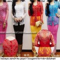 KODE;FL-167 set kebaya sandrina payet bougenvile