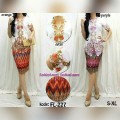 setelan kebaya bordir rok pendek kode FL-227