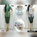 setelan kebaya bordir rok pendek kode FL-207