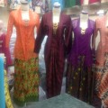 setelan kebaya brukat+rok lilit