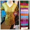 kebaya encim bordir lengan pendek modern