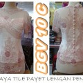 KEBAYA TILE PAYET LENGAN PENDEK