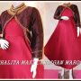 ATIQAH MAXI CARDIGAN MAROON