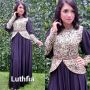 LUTHFIA DRESS Brown