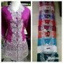 kebaya encim bordir silver