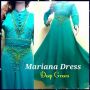 Mariana dres deep green