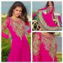 Dress Anarkali Best Embroiderry pink