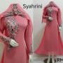 Syahrini Dress With Shawl 