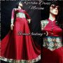 kartika dress maroon