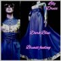 Lily Dress Dark Biru  