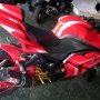 Jual Ninja 250 Merah tinggal pake + Airbrush keren + Modif