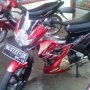 Saya  Mau Jual Motor Suzuki SATRIA FU 150 Pemakaian Bulan Juli 2011 Warna Hitam Merah New Striping,Bodi Mulus,Mesin OK.