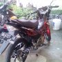 Saya  Mau Jual Motor Suzuki SATRIA FU 150 Pemakaian Bulan Juli 2011 Warna Hitam Merah New Striping,Bodi Mulus,Mesin OK.