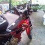 Saya  Mau Jual Motor Suzuki SATRIA FU 150 Pemakaian Bulan Juli 2011 Warna Hitam Merah New Striping,Bodi Mulus,Mesin OK.