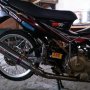 Jual Satria FU 2011 Modif 187CC Merah hitam