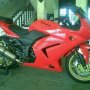 Jual kawasaki ninja 250 merah 2010 bln 11