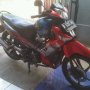 Jual supra x 125 doble disk 2009 merah mulus 