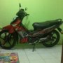 Jual supra x 125 doble disk 2009 merah mulus 